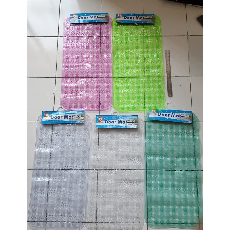 (Serba Serbi}Keset Dapur Anti Slip Bathtub Massage Lantai Pvc Bath Mat Clear / Alas Lantai Kamar Mandi Anti Licin