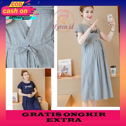 Stelan Baju Hamil Dan Menyusui Lengan Panjang Murah Bahan Lembut/ Baju Ibu Menyusui Baju Ibu Hamil B