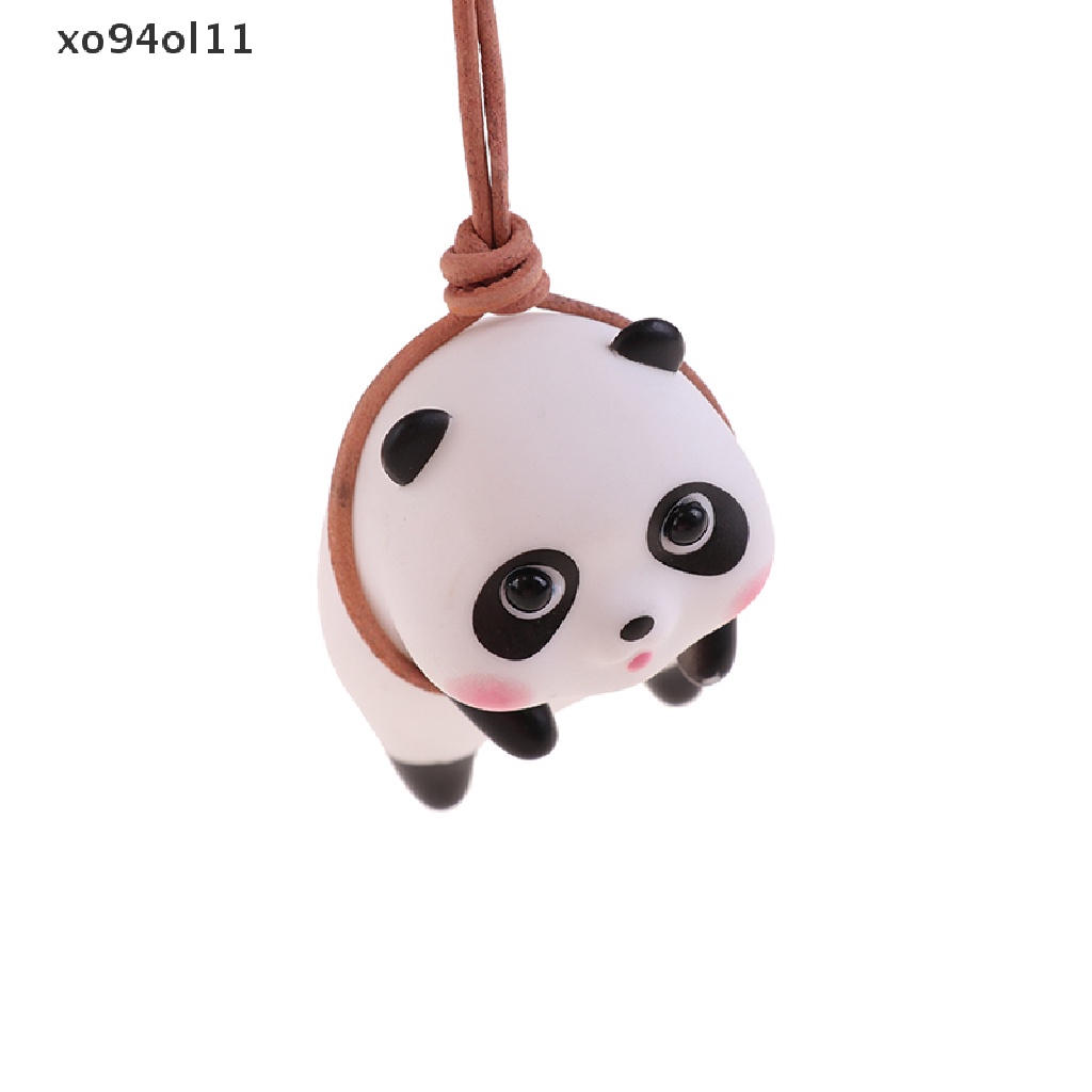 Xo Cute Hiasan Interior Mobil Liontin Macan/Panda Dengan Kacamata Dan Earphone OL