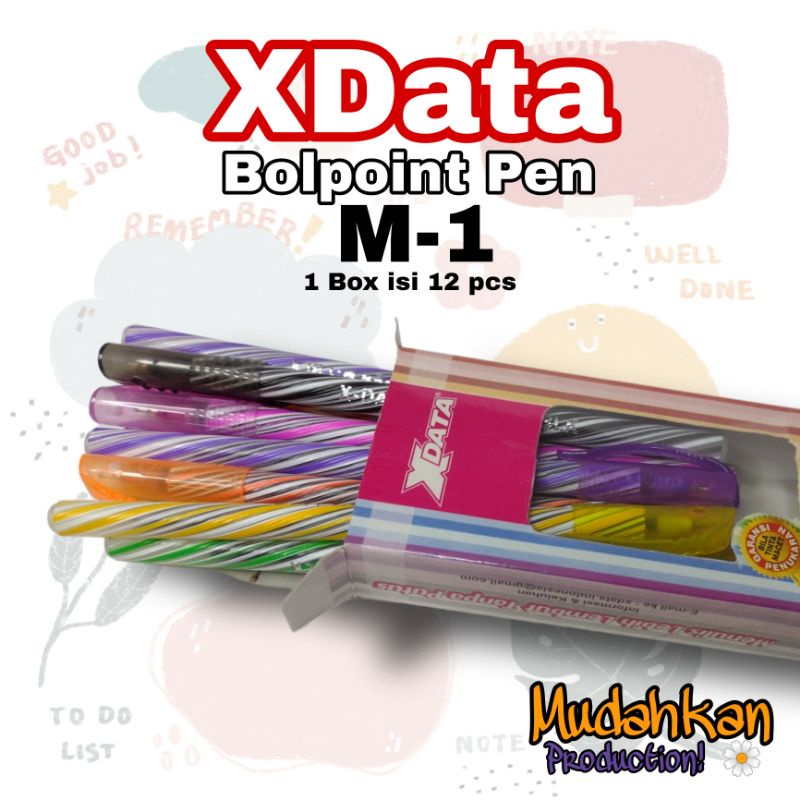 

XDATA PULPEN ULIR M-1 [ 1 BOX ISI 6 ] [ 1 BOX ISI 12 ] PULPEN MURAH / PULPEN ULIR / PULPEN LILIN / PULPEN SPIRAL