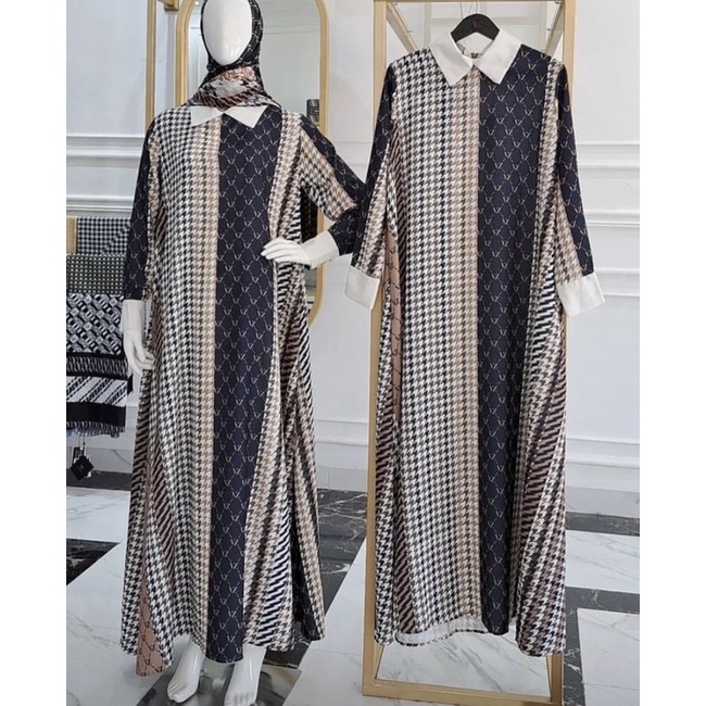 New Rumaisha Dress Mocha Vivizubedi