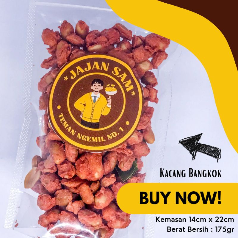 

KACANG BANGKOK 175gr | CAMILAN MURAH & ENAK | JAJAN SAM