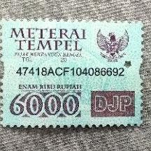 

A(9R☛) Materai Kuno 6000 Tahun 2010-2015 Original berkualitas