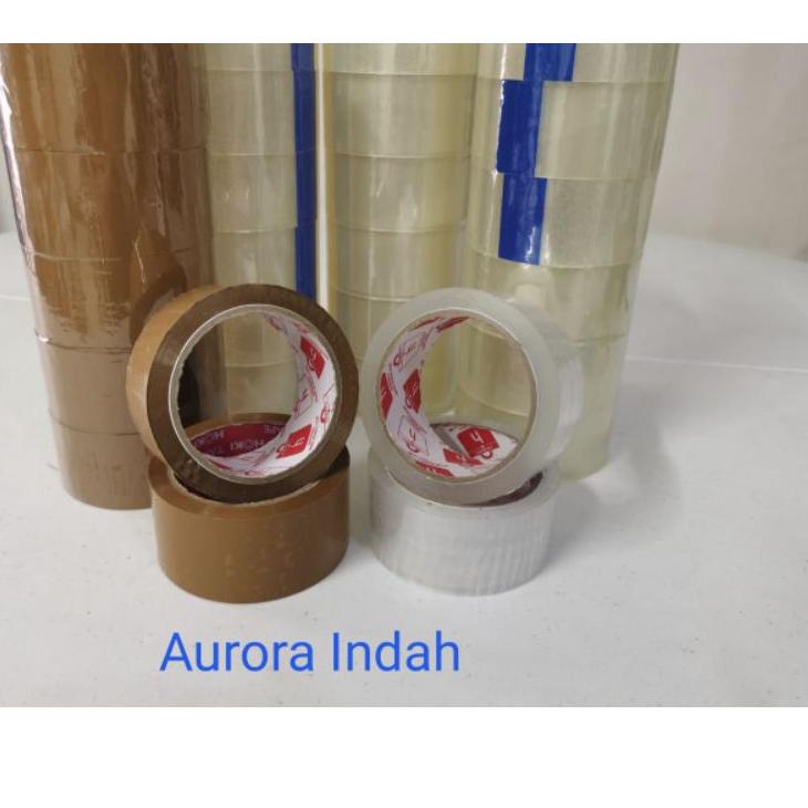 

₴ Lakban Bening 200YARD Isolasi Selotip Clear Tape 45Mm Daya Lengket Kuat Lakban Coklat う
