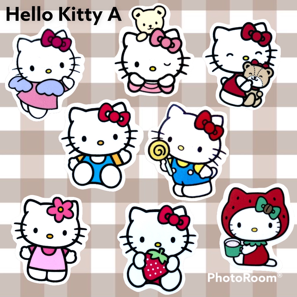 Sticker Tumblr Pack Sanrio Badtz Maru Chococatc Cinamoroll Kuromi Monkichi Purin Sticker Pack Waterproof Tumblr  Hiasan Laptop Notebook Tumbler Case Hp DIY