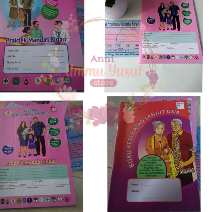 ぞ Buku KIA ibu & anak UMUM/PMB edisi 2019/2020 (bolak-balik) + Free Stiker P3K ㅨ