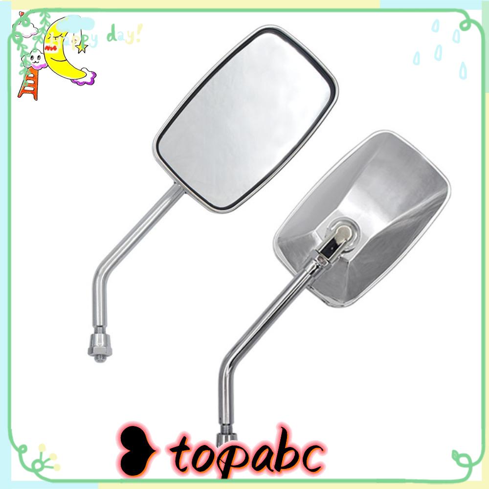 Top 1pasang Spion Motor Bagian Tahan Lama Reflektor Aksesoris Motor