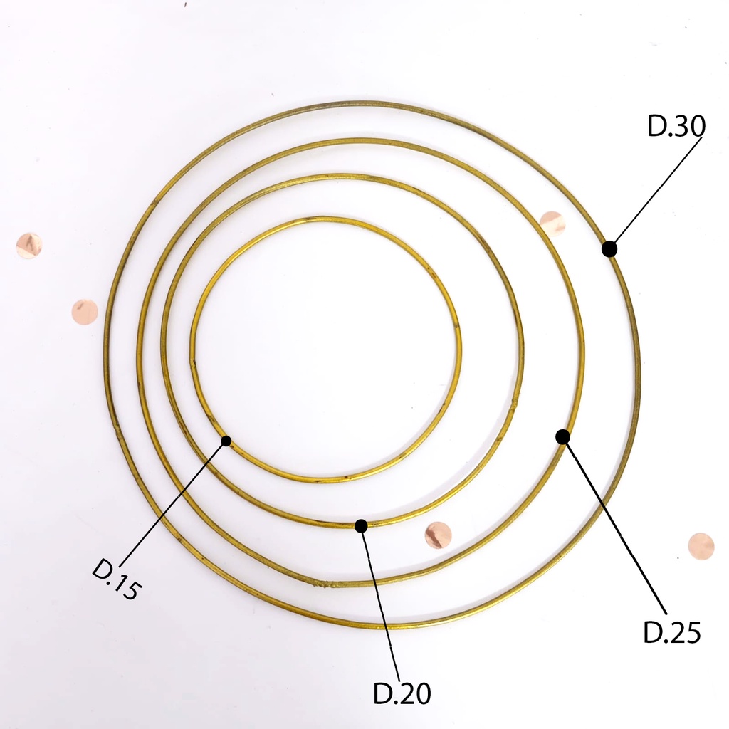 BESI RING BULAT HIASAN DEKORASI KUE / TOPPER KUE BUNDAR DEKORASI CAKE
