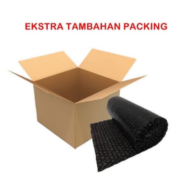 

extra packing bubblewrap dan dus/ buble wrap + box Peking kardus tambahan