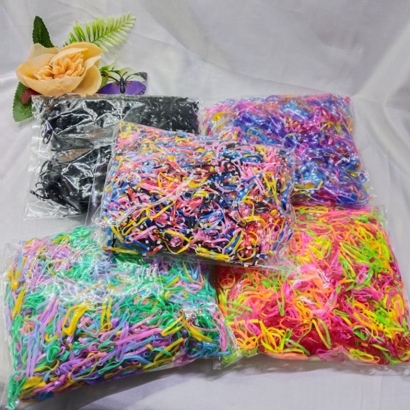 Karet Jepang Tanggung Warna Warni || Karet Jepang Perbungkus || Karet Jepang Murah || Kunciran Karet