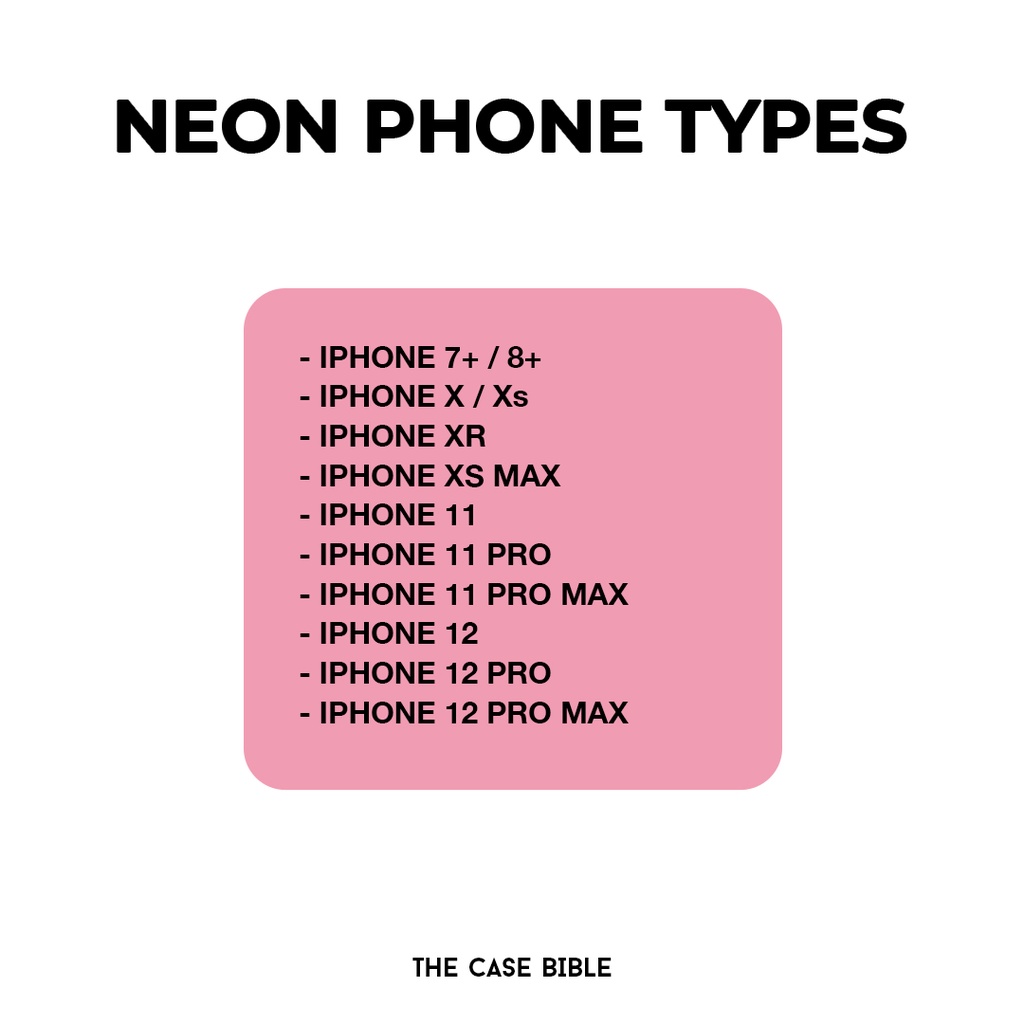 Neon iPhone Case - The Case Bible