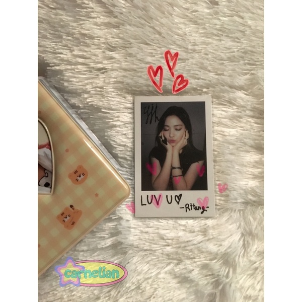 itzy official photocard signed icy benefit [ryujin] booked