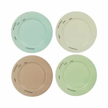 Piring Appetite Set 4 Pcs Amber Piring Makan Colorful 10418201 elegant