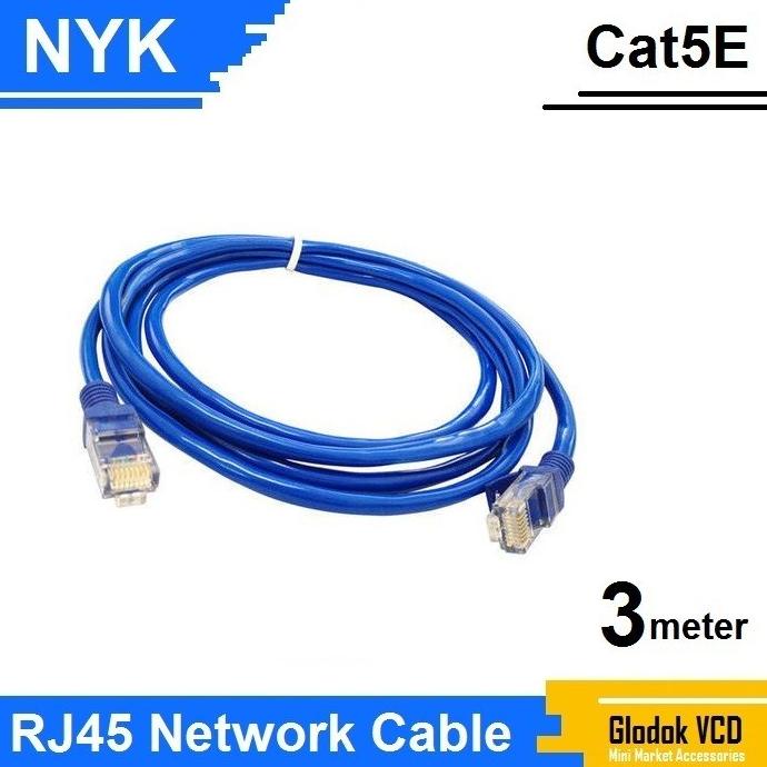 Jual Kabel Lan Utp Cat E M Internet Ethernet Cable Nyk Meter Shopee Indonesia