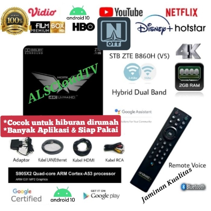 Smart Tv box Android stb Android 9 Full Premium Voice assistant LIMITED EDITION