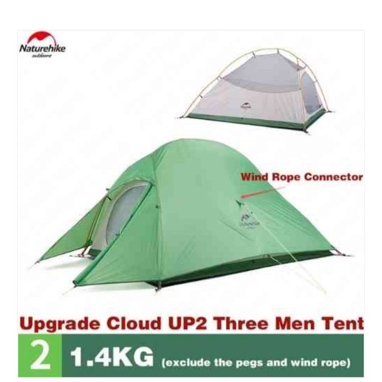 TENDA CLOUD UP 2X 210T NATUREHIKE NH17T001-T 210T (UPGRADE VERSION) [E6]
