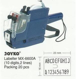 

HOT Paket Joyko MX-6600A (huruf,angka) - Alat Lebel Harga 3697 テ