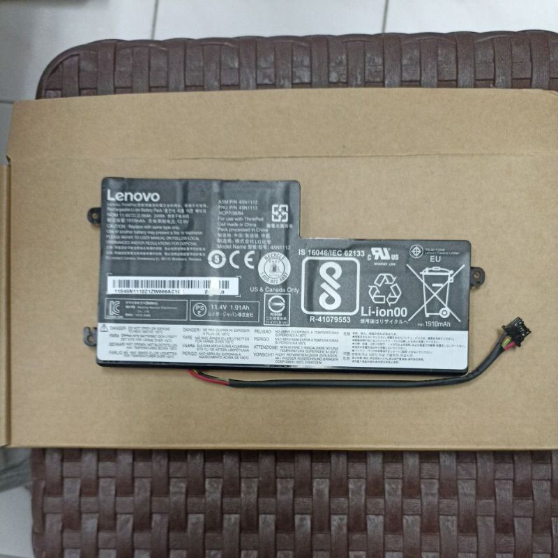 BATERAI LAPTOP LENOVO THINKPAD X240S X240 X250S X250 INTERNAL