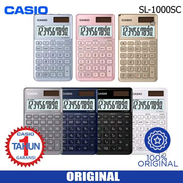 

TERJAMIN KALKULATOR CASIO SL 1000SC