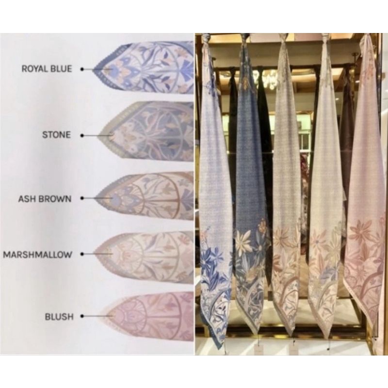 Asha Scarf Wearing Klamby Blush