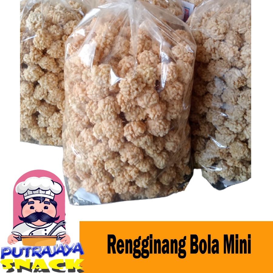 

Rengginang Bulat Bola Mini - Cemilan Santai - Oleh oleh khas Cirebon