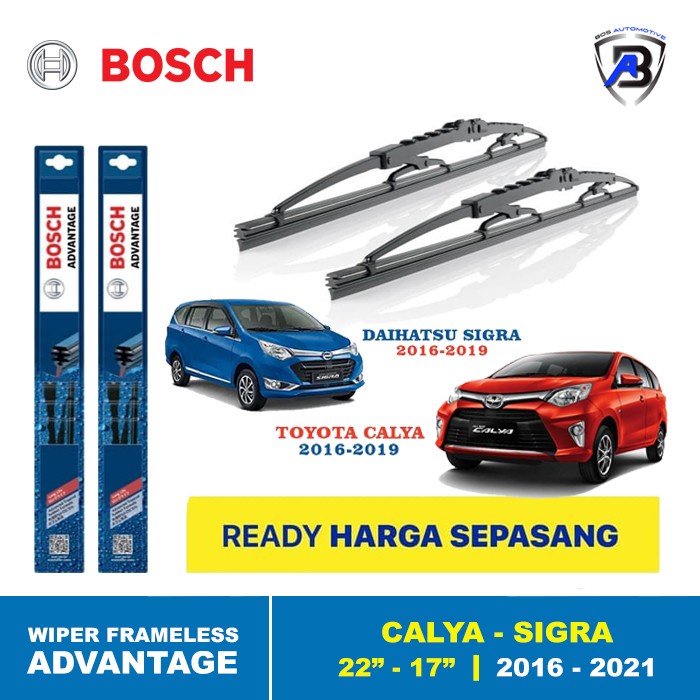 Wiper Wiper Blade Mobil Calya Sigra Bosch Advantage 22" - 17" Original