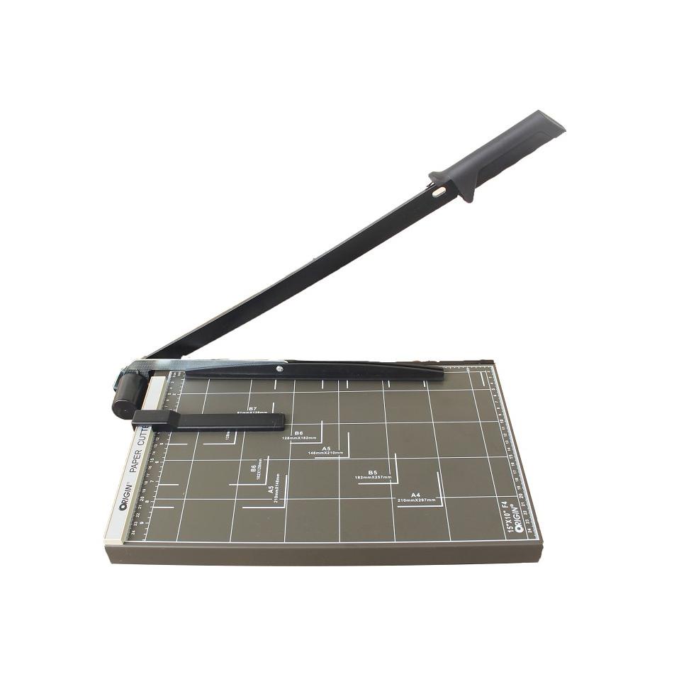 

BISA COD Paper Cutter - Alat Pemotong Kertas Origin Paper Cutter F4R Folio Dark Grey
