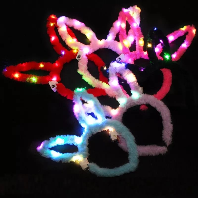 BANDO beruang BERUANG TEDDY KUCING LED PELANGI POLOS WARNA