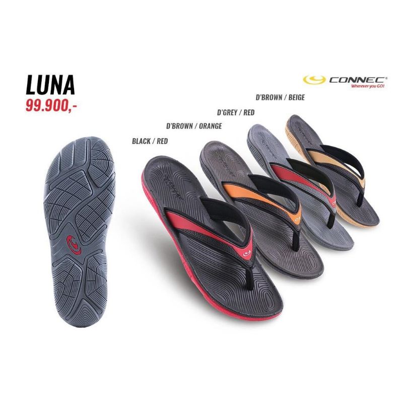 Sandal Jepit Connec Wanita Model LUNA Sendal Jepit Connec Cewek