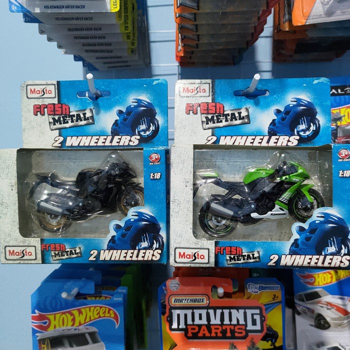 Maisto Fresh Metal 2 Wheelers Kawasaki Ninja ZX 10 R Hijau & Hitam