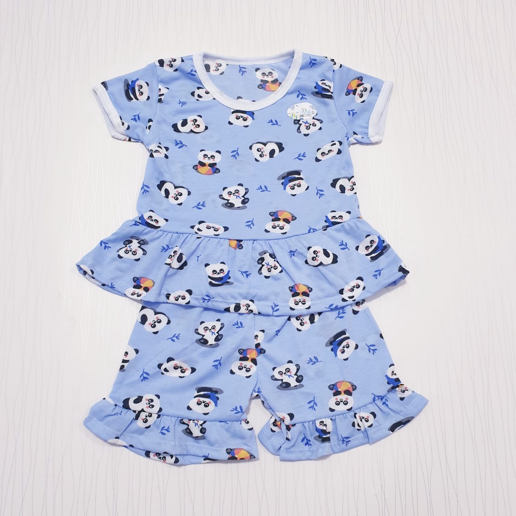 Setelan Anak Perempuan Fullprint Usia 0-2 Tahun Baju Baby Gracia