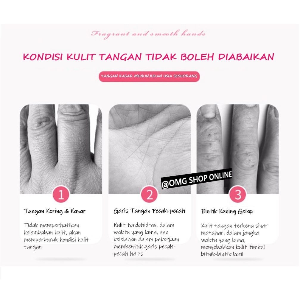 5 Pcs !!! Images Hand Cream 5 in 1 Pack Lotion Pemutih Tangan 30 Gr ORIGINAL / Krim Tangan Anti Keriput Biar Putih / Krim Tangan Kering dan Kaki Kering Krim Tangan Anti Penuaan / Hand Cream Tangan Korea Krim Tangan Kasar Pecah Pemutih Kulit Badan Permanen