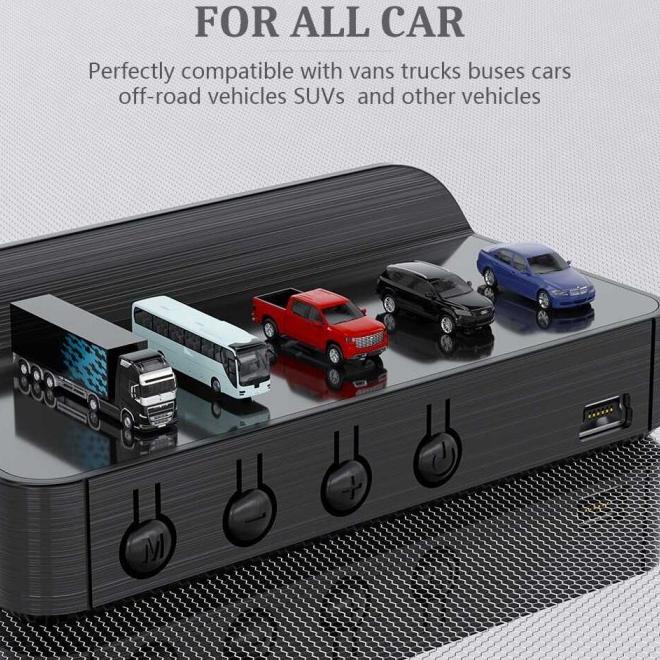 Tokoku Speedometer Digital Display Hud Mobil Obd2 Rpm Headup Projector