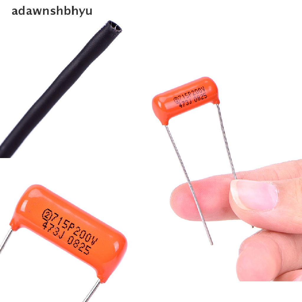 Adawnshbhyu 1pc Gitar Elektrik Single Coil Pickup Kapasitor Akustik 0.047uf 473J ID