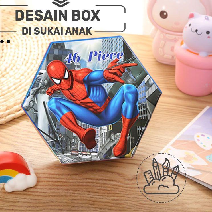 

Paket Istimewa Crayon Set Karakter 4in1 Isi 46pcs - Alat Set Menggambar Melukis Pensil Warna Pastel Pensil Minyak warna untuk Melukis dan mewarnai