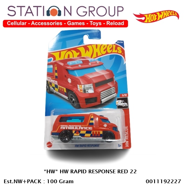 HOT WHEELS HW RAPID RESPONSE - DIECAST