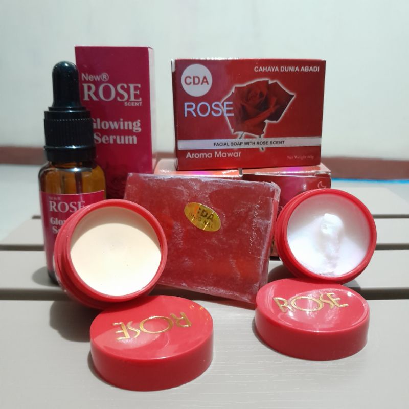 Cream ROSE Cream Wajah Kosmetik Skincare Make Up Makeup  Kecantikan