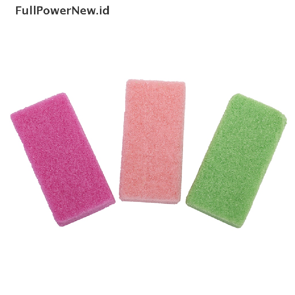 Power Pumice Sponge Batu Exfoliate Perawatan Kaki Menghilangkan Kulit Mati Keras Kaki Rasp ID