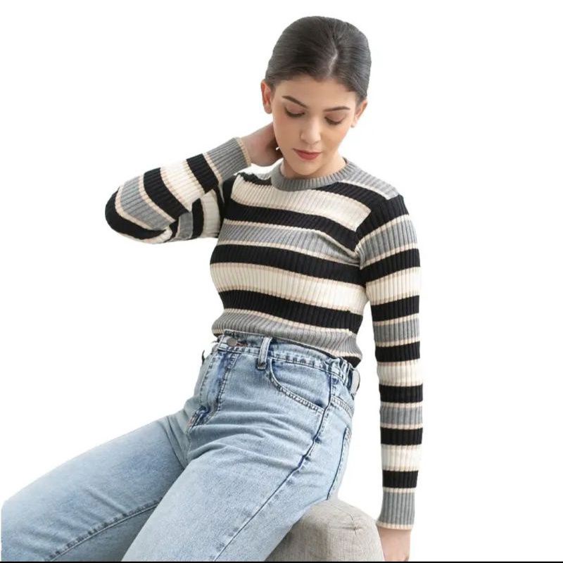 Bica Iner Sweater Knit / Sweater Bica Rajut Press Body / Iner Bica Rajut / Rajut Terbaru Bica