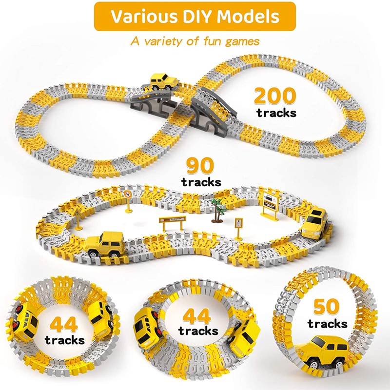 Kereta mainan kereta mainan anak laki-laki puzzle mobil DIY merakit kereta mainan anak-anak 168pcs Mainan Building Brick Marble Race Run Maze Block Balok Susun Track Slide Ball New