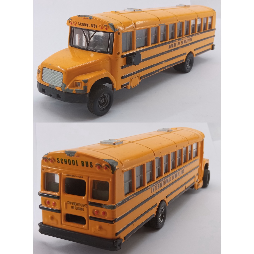 Action City Realtoy School Bus Sekolah Joker Robbery Bank The Dark Knight 1/53 WYSWYG
