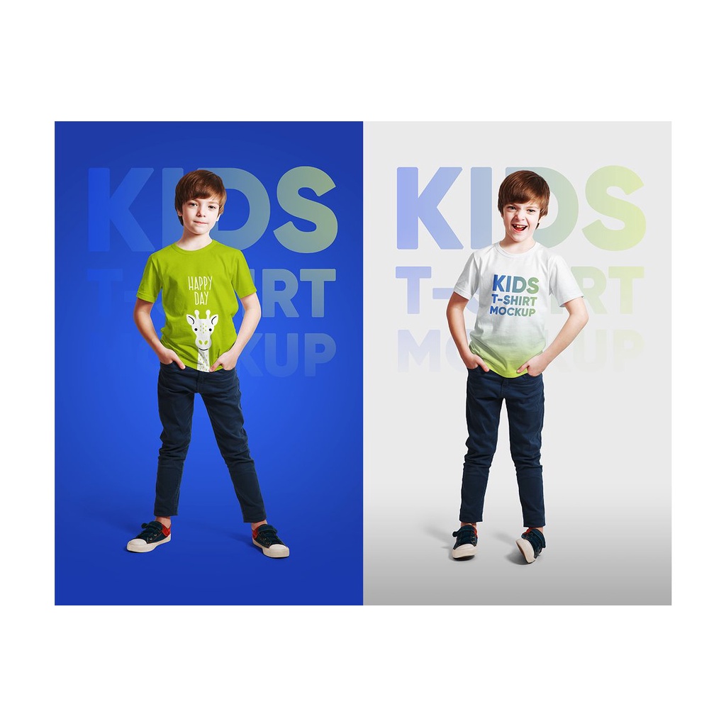 Kids Boy T-Shirt Mockups Vol2 part 1