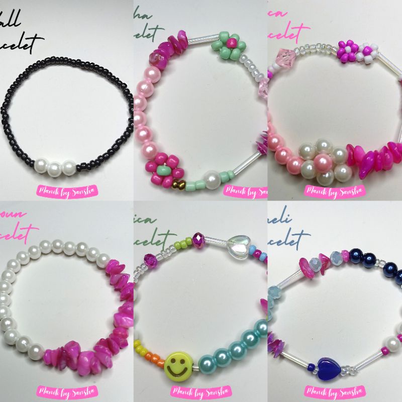 GELANG MANIK MANIK TRENDY KOREA KPOP