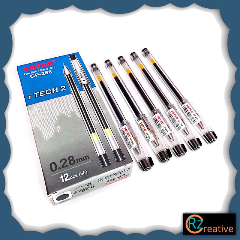 

Bulpen/Bolpoin Gel Hitam JOYKO GP-266 (0.28 mm)