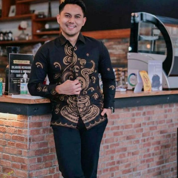 Bagus Banget.. kemeja batik pria lengan panjang premium batik lokananta
