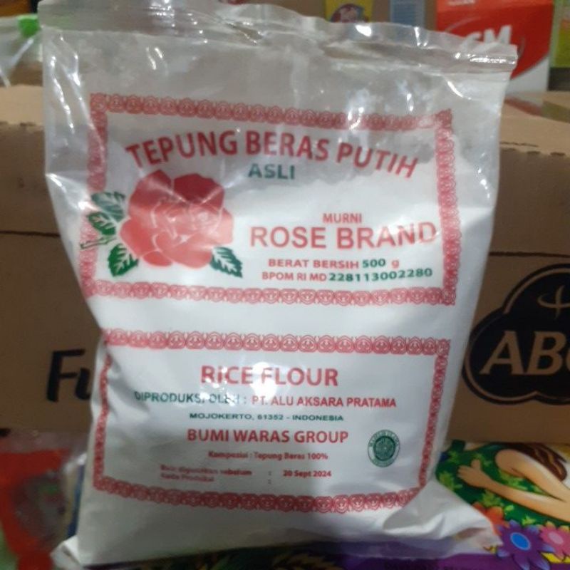 

[Harga Grosir] Tepung Beras mawar Rose Brand Rosebrand 500 gram ori