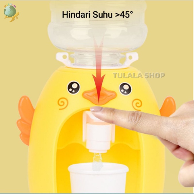 [TULALA SHOP]Mini Water Dispenser/Mainan Mesin Air/Mainan Anak Dispenser Air Galon Mini Portable Anak Air Minum Karakter Bebek Penguin Dispenser Anak