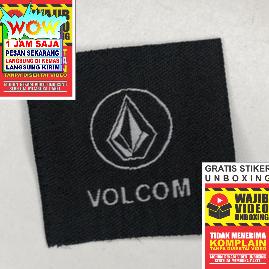 

VOLCOM LABEL TAG HANGTAG NAME TAG PRICE TAGMINIMAL ORDER 200 PCS TERLARISS...,,,,,