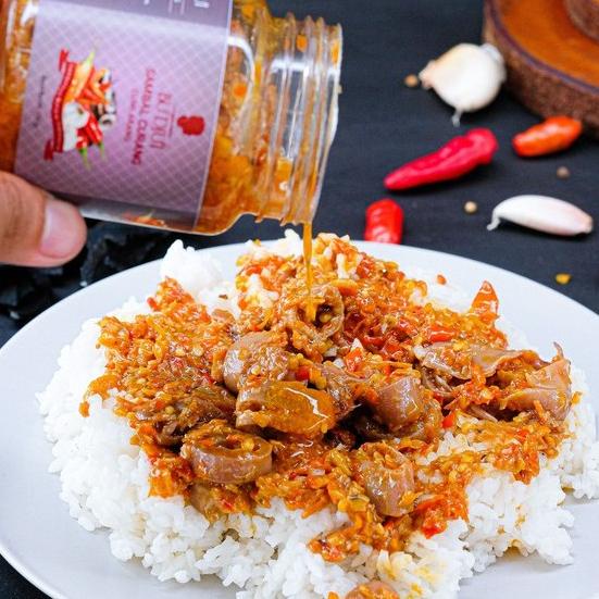 

(T-M1M)(☎) SAMBAL BU DJUI Sambal Curang Cumi Arang Best Seller pasti dikirim