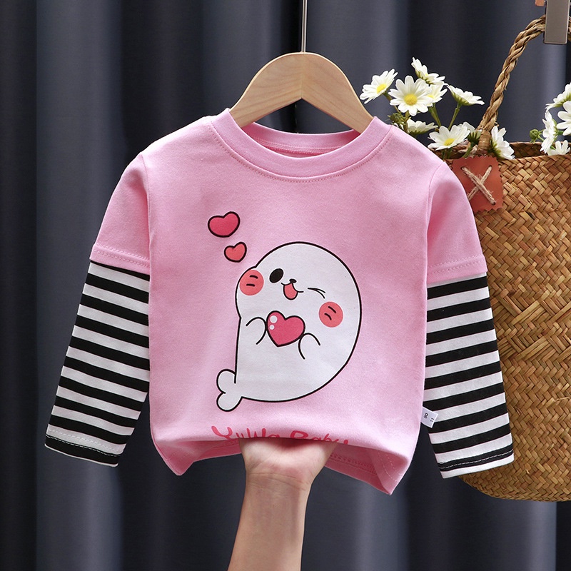 Baju Lengan Panjang Anak Bayi Laki-laki Perempuan Import